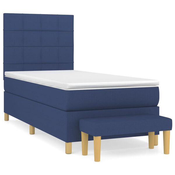 vidaXL &Kappa;&rho;&epsilon;&beta;ά&tau;&iota; Boxspring &mu;&epsilon; &Sigma;&tau;&rho;ώ&mu;&alpha; &Mu;&pi;&lambda;&epsilon; 90x190 &epsilon;&kappa;.&Upsilon;&phi;&alpha;&sigma;&mu;ά&tau;&iota;&nu;&omicron;