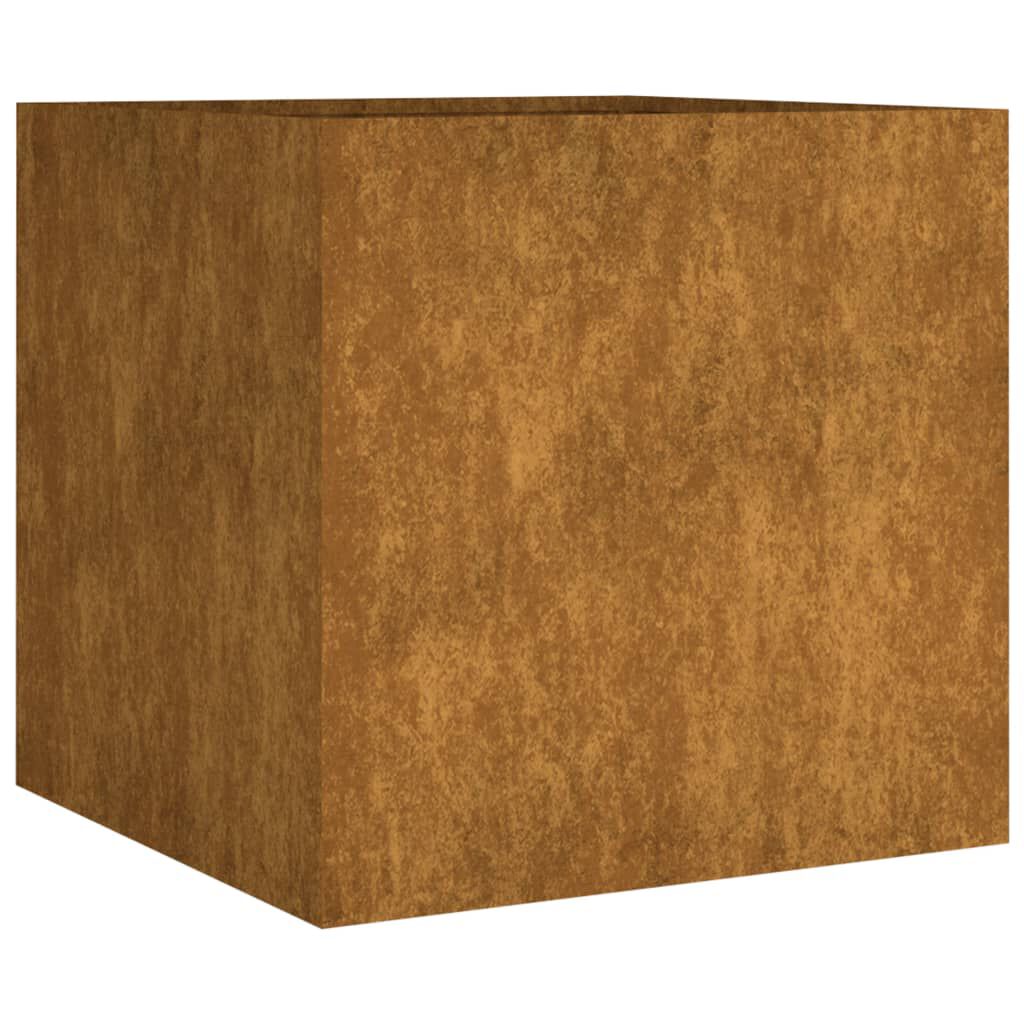 vidaXL Ζαρντινιέρα 40 x 41 x 40 εκ. από Ατσάλι Corten