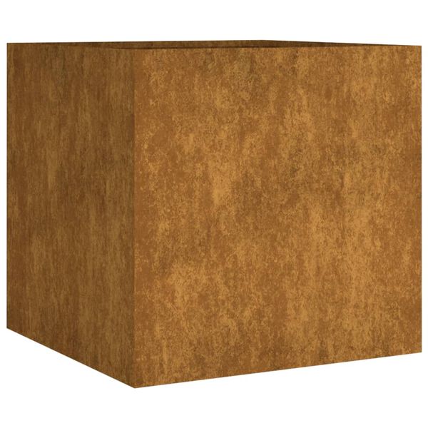 vidaXL Ζαρντινιέρα 40 x 41 x 40 εκ. από Ατσάλι Corten