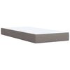 vidaXL &Kappa;&rho;&epsilon;&beta;ά&tau;&iota; Boxspring &mu;&epsilon; &Sigma;&tau;&rho;ώ&mu;&alpha; Taupe 80x200 &epsilon;&kappa;. &Upsilon;&phi;&alpha;&sigma;&mu;ά&tau;&iota;&nu;&omicron;