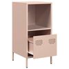 vidaXL Ντουλάπι Ροζ 35x39x73,5 εκ. από Χάλυβα Ψυχρής Έλασης