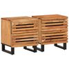 vidaXL &Kappa;&omicron;&mu;&omicron;&delta;ί&nu;&alpha; 2 &tau;&epsilon;&mu;. 40 x 34 x 46 &epsilon;&kappa;. &alpha;&pi;ό &Mu;&alpha;&sigma;ί&phi; &Xi;ύ&lambda;&omicron; &Alpha;&kappa;&alpha;&kappa;ί&alpha;&sigmaf;