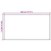 vidaXL &Chi;&alpha;&lambda;ί &Sigma;&kappa;&eta;&nu;ή&sigmaf; &Alpha;&nu;&omicron;&iota;&chi;&tau;ό &Pi;&rho;ά&sigma;&iota;&nu;&omicron; 250 x 450 &epsilon;&kappa;. &alpha;&pi;ό HDPE