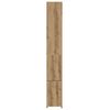 vidaXL Ντουλάπι μπάνιου Δρυς τεχνίτης 25x25x170 cm Κατασκευασμένο ξύλο