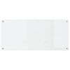 vidaXL Πίσω Πάνελ Κουζίνας 2 pcs Διαφανές 110 x 50 cm σκληρυμένο γυαλί
