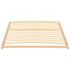 vidaXL Βάση κρεβατιού με λάμες Καφέ 100 x 190 cm Στερεό Ξύλο Μηλιάς