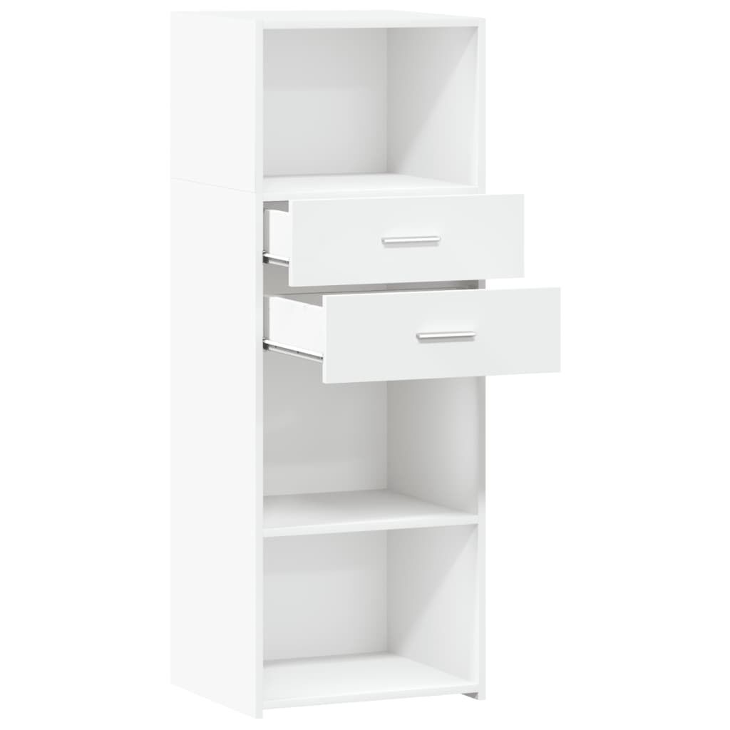 vidaXL Ντουλάπι Λευκό 45x42,5x124 εκ. από Επεξεργασμένο Ξύλο