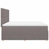 vidaXL &Kappa;&rho;&epsilon;&beta;ά&tau;&iota; Boxspring &mu;&epsilon; &Sigma;&tau;&rho;ώ&mu;&alpha; Taupe 180x200 &epsilon;&kappa;. &Upsilon;&phi;&alpha;&sigma;&mu;ά&tau;&iota;&nu;&omicron;
