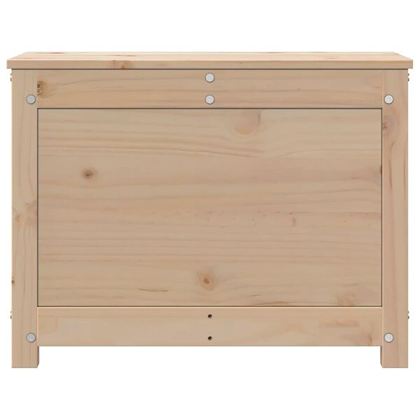 vidaXL Κουτί Αποθήκευσης 60x32x45,5 εκ από Μασίφ Ξύλο Πεύκου