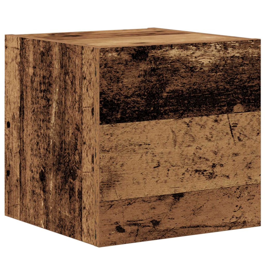 vidaXL Σετ επίπλου τηλεόρασης 7 pcs Παλιό ξύλο 180 x 30 x 120 εκ.