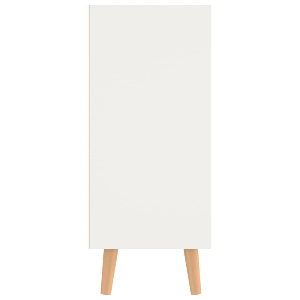 vidaXL Μπουφές Λευκός/Sonoma Δρυς 90x30x72 εκ. Επεξεργασμένο Ξύλο