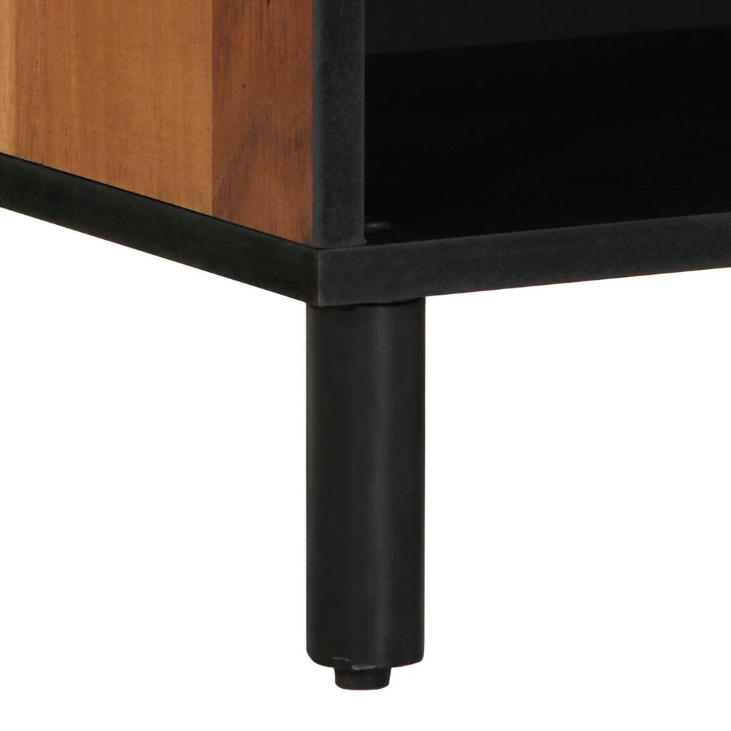 vidaXL Ντουλάπα Τηλεόρασης Καφέ 80 x 31.5 x 46 cm Μασίφ ξύλο ακακίας