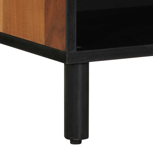 vidaXL Ντουλάπα Τηλεόρασης Καφέ 80 x 31.5 x 46 cm Μασίφ ξύλο ακακίας