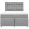 vidaXL &Kappa;&rho;&epsilon;&beta;ά&tau;&iota; Boxspring &mu;&epsilon; &Sigma;&tau;&rho;ώ&mu;&alpha; &Alpha;&nu;&omicron;&iota;&chi;&tau;ό &Gamma;&kappa;&rho;&iota; 140x190 &epsilon;&kappa;. &Upsilon;&phi;&alpha;&sigma;&mu;ά&tau;&iota;&nu;&omicron;
