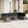 vidaXL Σετ Καναπέ Κήπου 11 pcs Γκρι