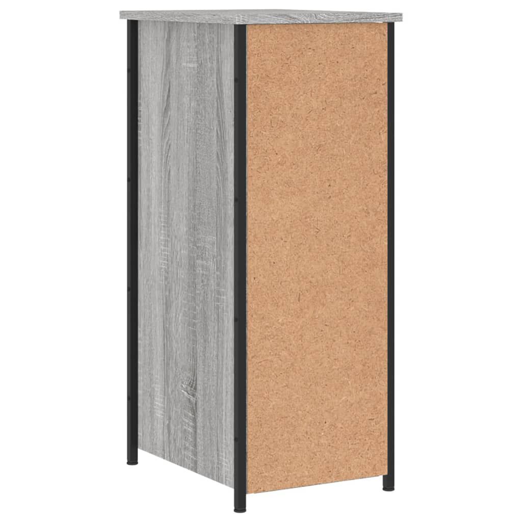 vidaXL Κομοδίνο Γκρι Sonoma 32 x 42 x 80 εκ. από Επεξεργασμένο Ξύλο