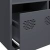 vidaXL Ντουλάπι Ανθρακί 68x39x103,5 εκ. από Χάλυβα