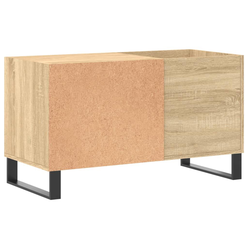 vidaXL Δισκοθήκη Sonoma Δρυς 85 x 38 x 48 εκ. από Επεξεργασμένο Ξύλο