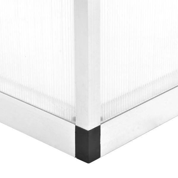 vidaXL Θερμοκήπιο 421 x 190 x 195 εκ. 15,6 μ³ Αλουμινίου