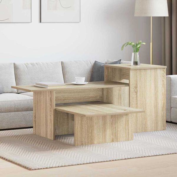 vidaXL &Tau;&rho;&alpha;&pi;έ&zeta;&iota; &kappa;&omicron;&nu;&sigma;ό&lambda;&alpha;&sigmaf; &Delta;&rho;ύ&sigmaf; Sonoma 91,5 x 35 x 38,5 &epsilon;&kappa;