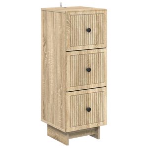 vidaXL &Nu;&tau;&omicron;&upsilon;&lambda;ά&pi;&iota; &mu;&epsilon; &Sigma;&upsilon;&rho;&tau;ά&rho;&iota;&alpha; Sonoma &Delta;&rho;&upsilon;&sigmaf; 33 x 34,5 x 90 &epsilon;&kappa;