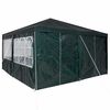 vidaXL Σκηνή Πάρτυ Πράσινο και Λευκό 400 x 400 x 266 εκ