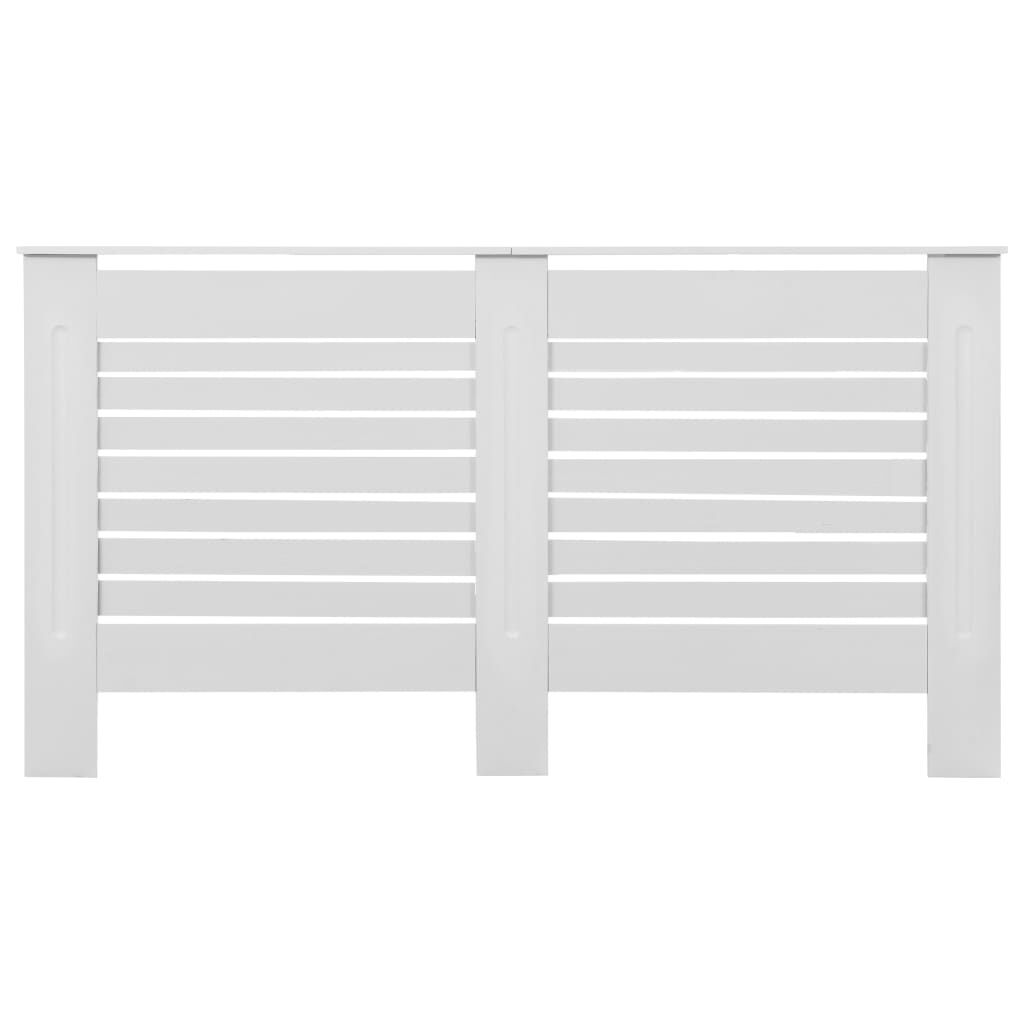 vidaXL Καλύμματα Καλοριφέρ 2 τεμ. Λευκά 152 x 19 x 81,5 εκ. από MDF