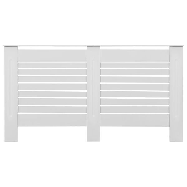 vidaXL Καλύμματα Καλοριφέρ 2 τεμ. Λευκά 152 x 19 x 81,5 εκ. από MDF