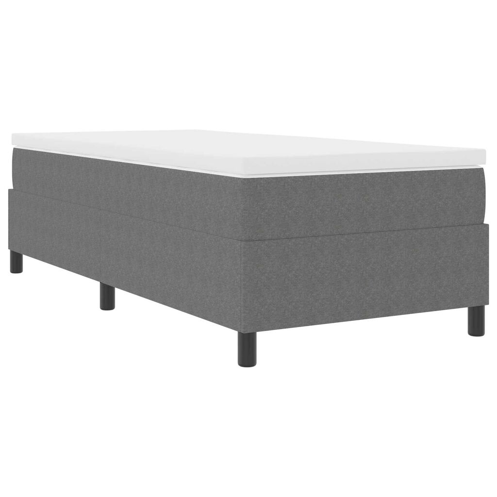 vidaXL Κρεβάτι με στήριξη Light Grey 80x200 cm από κορντουρόι