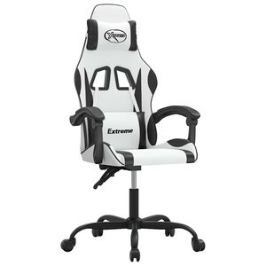 vidaXL &Kappa;&alpha;&rho;έ&kappa;&lambda;&alpha; Gaming &Pi;&epsilon;&rho;&iota;&sigma;&tau;&rho;&epsilon;&phi;ό&mu;&epsilon;&nu;&eta; &Lambda;&epsilon;&upsilon;&kappa;ή/&Mu;&alpha;ύ&rho;&eta; &alpha;&pi;ό &Sigma;&upsilon;&nu;&theta;&epsilon;&tau;&iota;&kappa;ό &Delta;έ&rho;&mu;&alpha;
