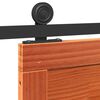 vidaXL Πόρτα αχυρώνα Καφέ κεριού 100 x 210 cm Μασίφ ξύλο πεύκου
