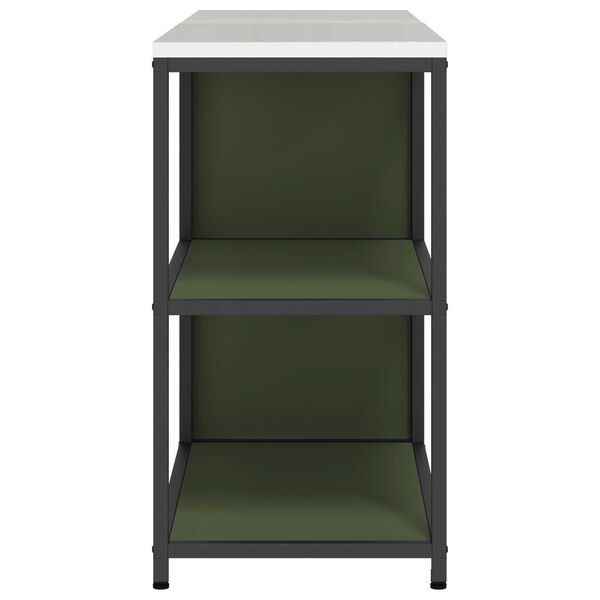 vidaXL Σετ Αποθήκευσης Κουζίνας 2 pcs Ελιά Πράσινη 150 x 50 x 92 εκ.