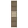 vidaXL Βιβλιοθήκη Χρώμα Sonoma Δρυς 36 x 30 x 171 εκ. από Επεξ. Ξύλο