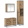 vidaXL &Sigma;&epsilon;&tau; &Epsilon;&pi;ί&pi;&lambda;&omega;&nu; &Mu;&pi;ά&nu;&iota;&omicron;&upsilon; 3 &tau;&mu;&chi;. Artisan Oak 80 x 33 x 60 &epsilon;&kappa;