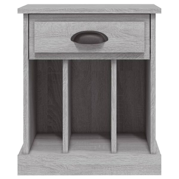 vidaXL Κομοδίνο Γκρι Sonoma 43x36x50 εκ.