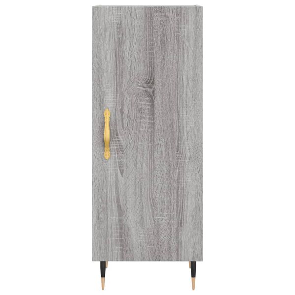 vidaXL Ντουλάπι Γκρι Sonoma 34,5x34x90 εκ. από Επεξεργασμένο Ξύλο