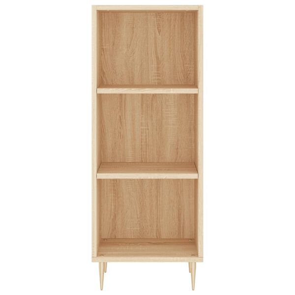 vidaXL Ντουλάπι Sonoma Δρυς 34,5x32,5x90 εκ. από Επεξεργασμένο Ξύλο