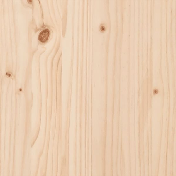 vidaXL Κρεβάτι Βιβλιοθήκη Χωρίς Στρώμα 140x200 εκ Μασίφ Ξύλο Πεύκο
