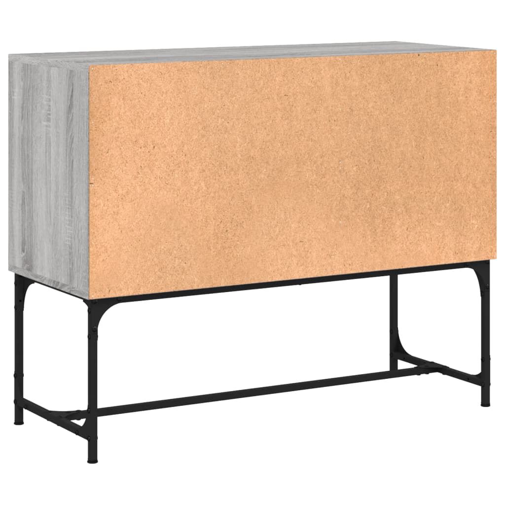 vidaXL Ντουλάπι Γκρι Sonoma 100x40x79,5 εκ. από Επεξεργασμένο Ξύλο