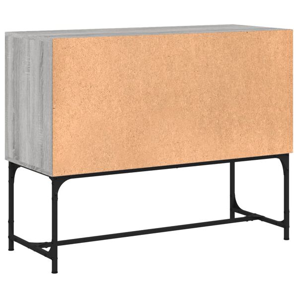 vidaXL Ντουλάπι Γκρι Sonoma 100x40x79,5 εκ. από Επεξεργασμένο Ξύλο
