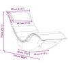 vidaXL Ξαπλώστρα 2 pcs Καφέ 60 x 154 x 74εκ Μασίφ ξύλο ακακίας