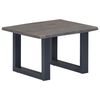vidaXL Τραπεζάκι Σαλονιού Live Edge Γκρι 60x60x40 εκ. Ξύλο Ακακίας