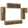 vidaXL Σετ τοίχου για τηλεόραση 6 pcs artisan δρυς 30.5 x 30 x 102 εκ