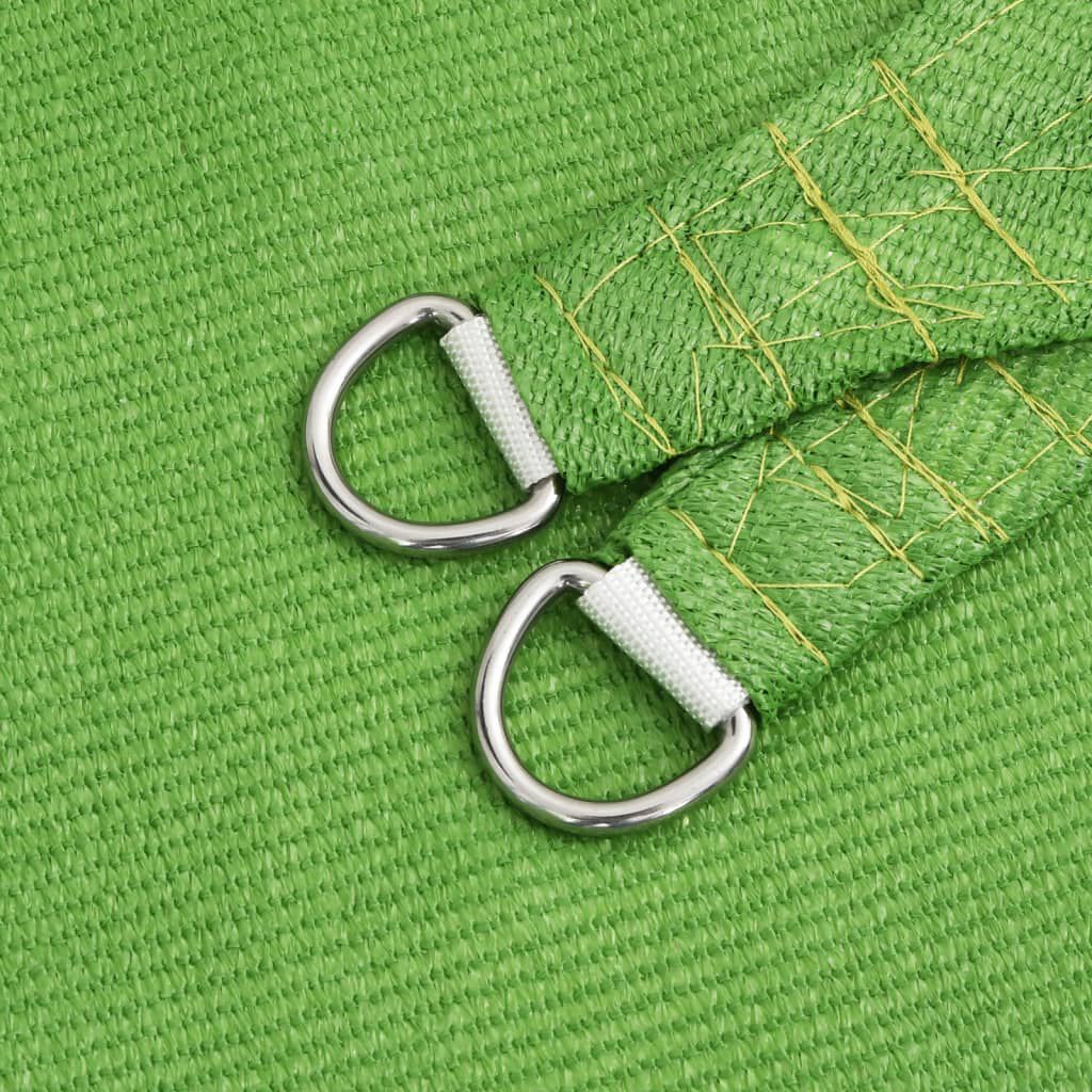 311272 vidaXL Sunshade Sail 160 g/m² Light Green 2x2 m HDPE