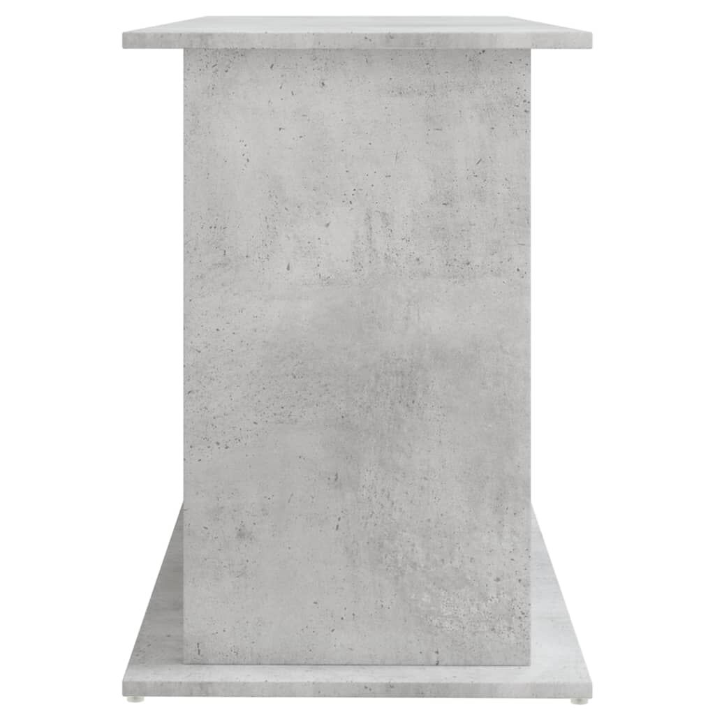 vidaXL Βάση Ενυδρείου Γκρι Σκυροδ. 121x41x58 εκ. Επεξεργασμένο Ξύλο
