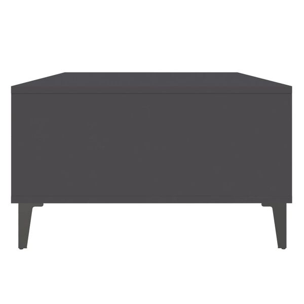vidaXL Τραπεζάκι Σαλονιού Γκρι 103,5 x 60 x 35 εκ. από Επεξ. Ξύλο
