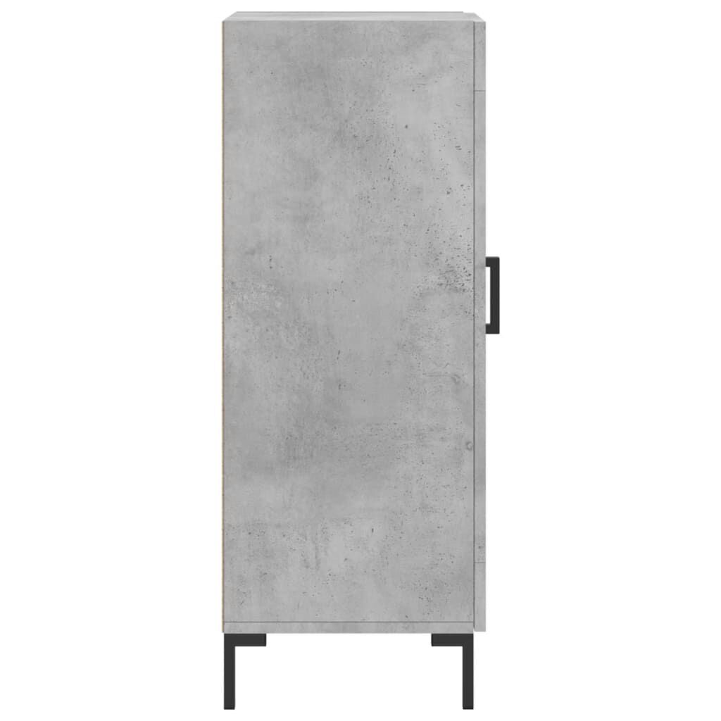 vidaXL Ντουλάπι Γκρι Σκυροδέματος 34,5x34x90 εκ. Επεξεργασμένο Ξύλο