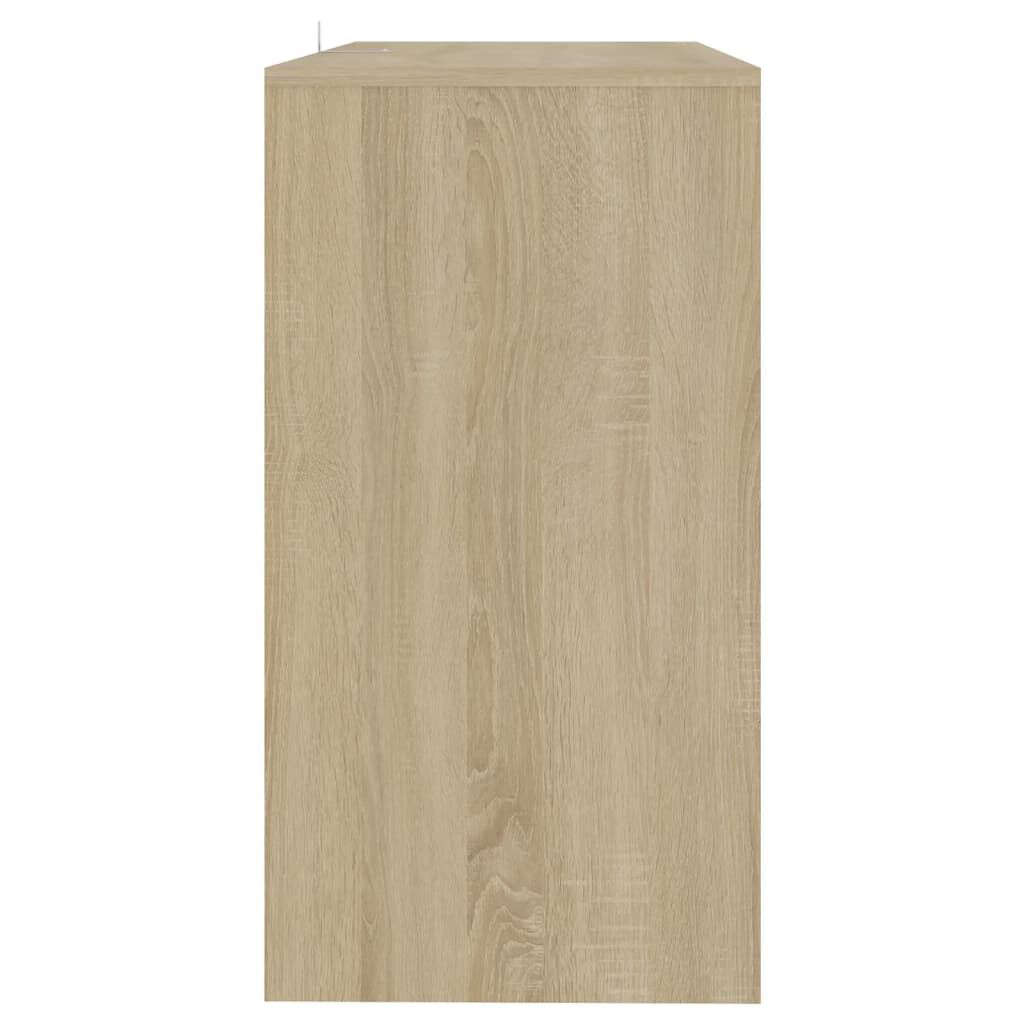 vidaXL Τραπέζι Κονσόλα Sonoma Δρυς 89x41x76,5 εκ. Επεξεργασμένο Ξύλο