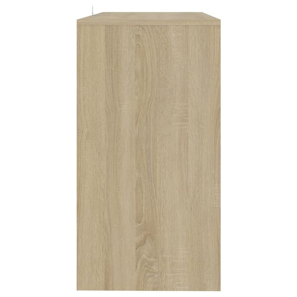 vidaXL Τραπέζι Κονσόλα Sonoma Δρυς 89x41x76,5 εκ. Επεξεργασμένο Ξύλο