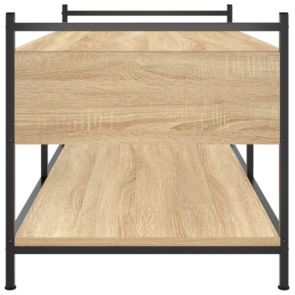 vidaXL Τραπεζάκι Σαλονιού Sonoma Δρυς 99x50x50 εκ. Επεξεργασμένο Ξύλο